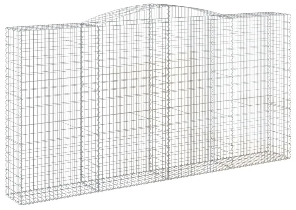 Cestos gabião arqueados 5pcs 400x50x200/220cm ferro galvanizado