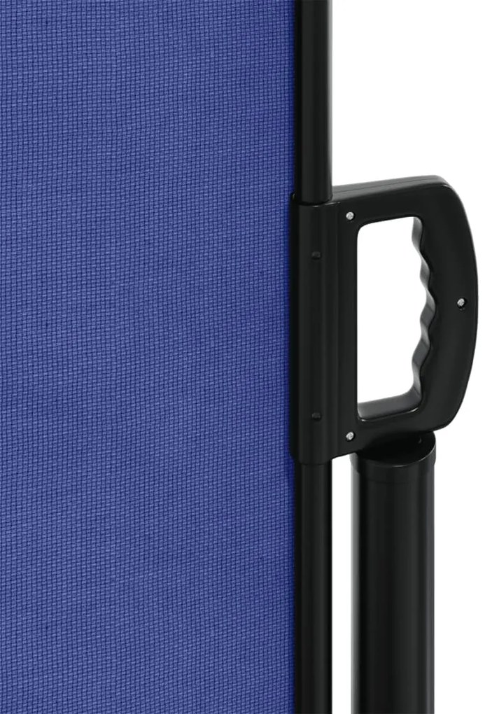 Toldo lateral retrátil 140x1200 cm azul