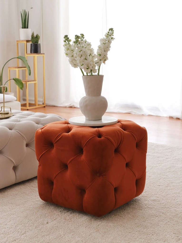 Pouffe Kup – Cinnamon – 48 cm x 48 cm x 48 cm