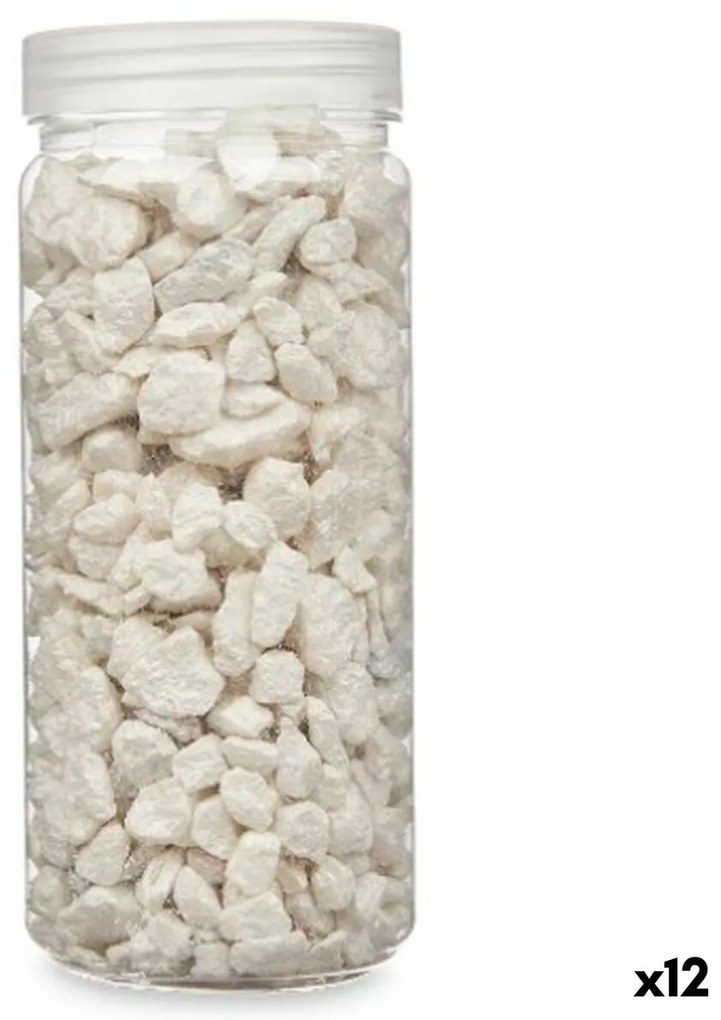 Pedras Decorativas Branco 10 - 20 mm 700 g (12 Unidades)