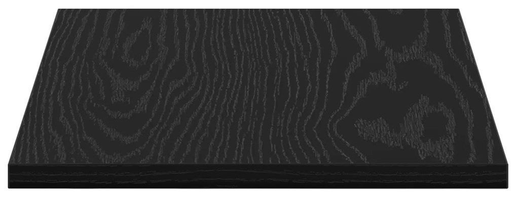 Prateleiras 4 pcs Carvalho Preto 40x30x1,5 cm Madeira Engenharia