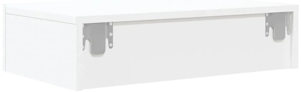 Móvel de TV com luzes LED 60x35x15,5 cm branco