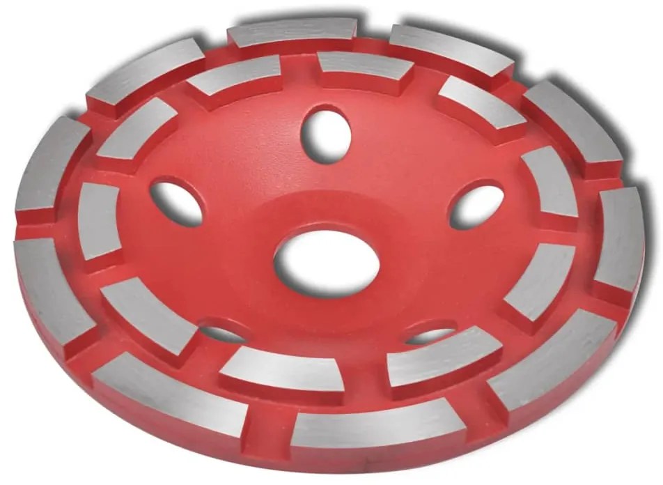 Roda de esmeril com linha dupla 180mm