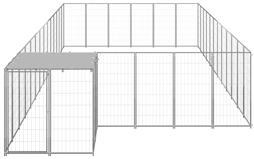Canil 22,99 m² aço prateado