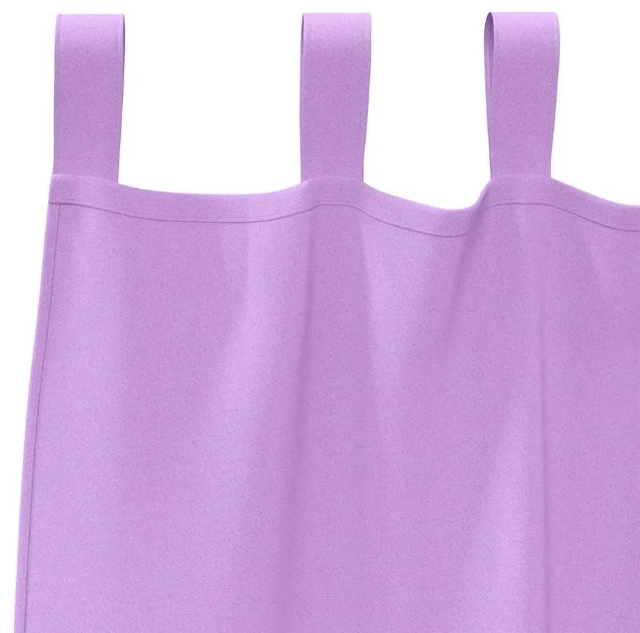 Cortinas com cortinas 2 pcs Roxo 245 x 140 cm Poliéster