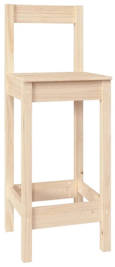 7 pcs conjunto de bar pinho maciço