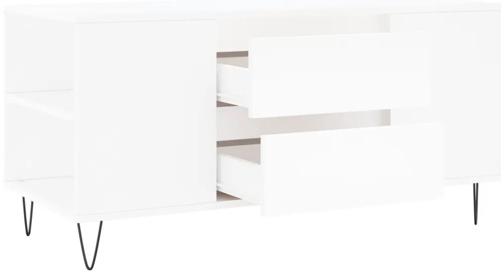Mesa de centro 102x44,5x50 cm derivados de madeira branco