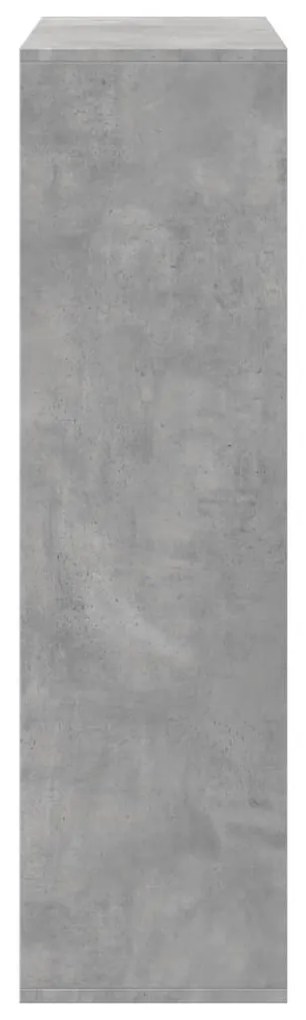 Estante divisória 69,5x29x103,5 cm deriv. madeira cinza cimento