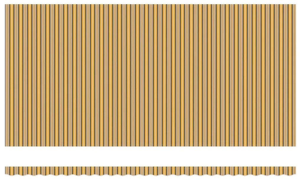 Toldo Retrátil Manual com Faixa LED Multicolorida 600x300 cm