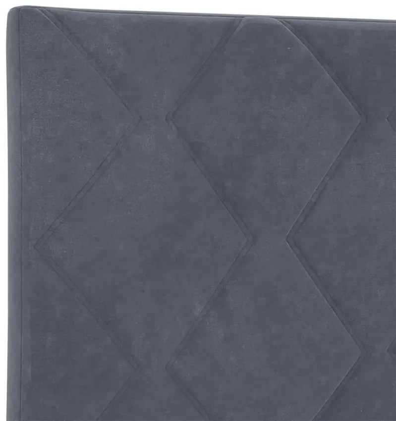 Estrutura de Cama vidaXL Cinza Escuro 180x200 cm Veludo