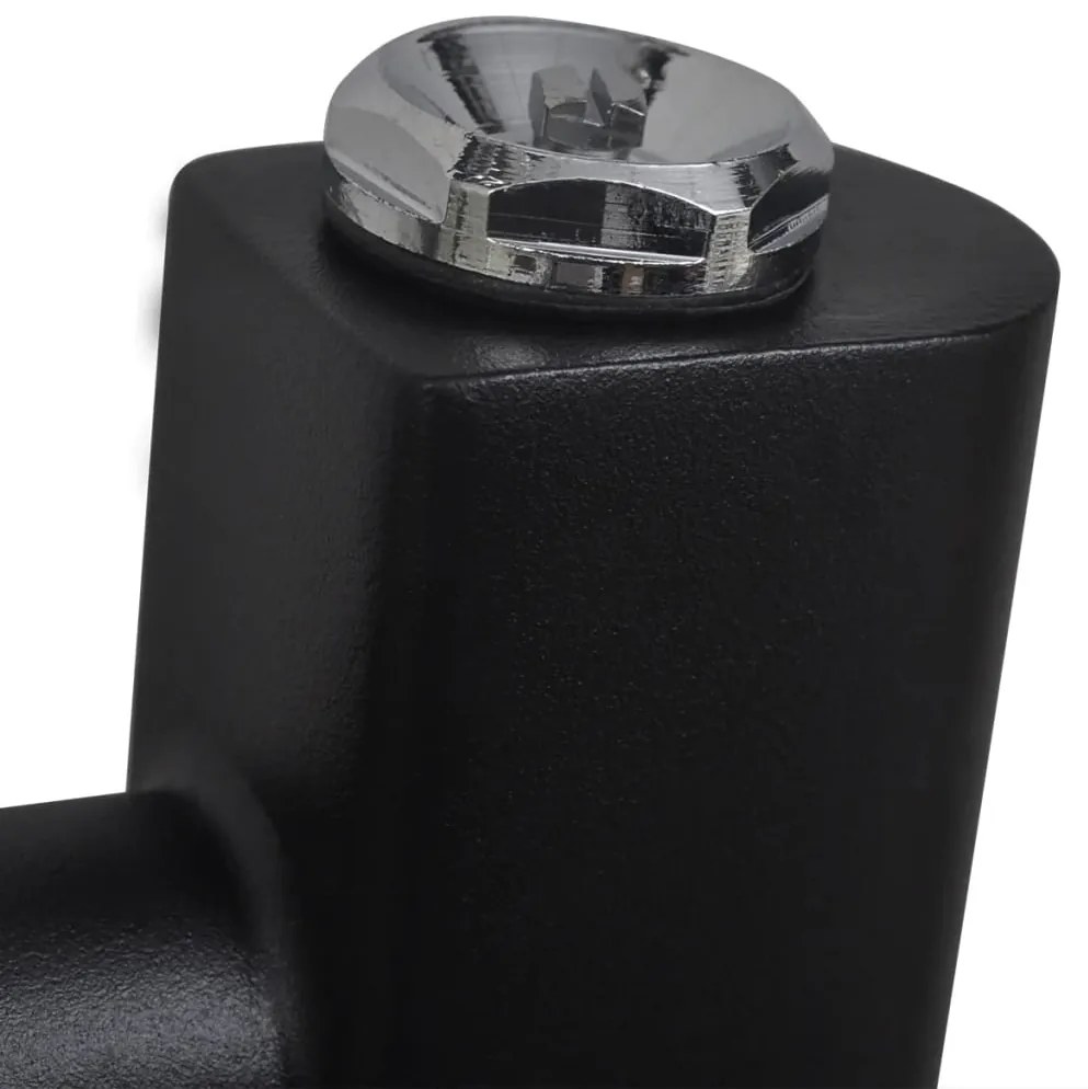 Aquecedor toalhas casa de banho liso 600 x 764 mm preto