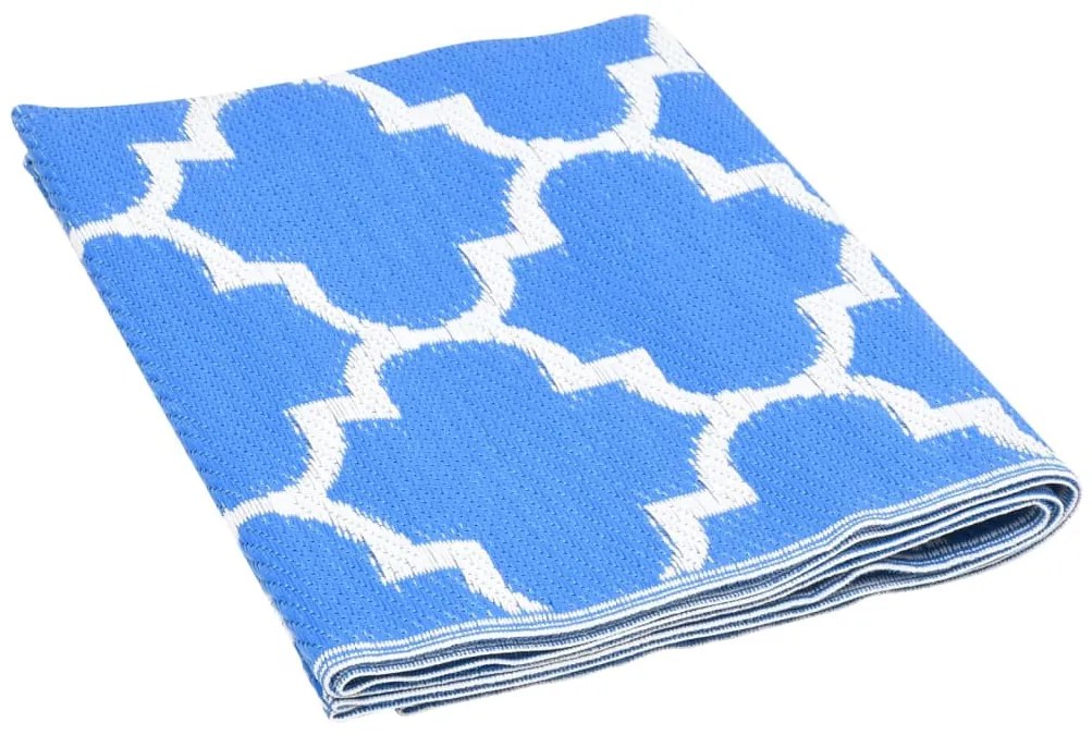 Tapete de exterior 160x230 cm ARAKIL PP azul