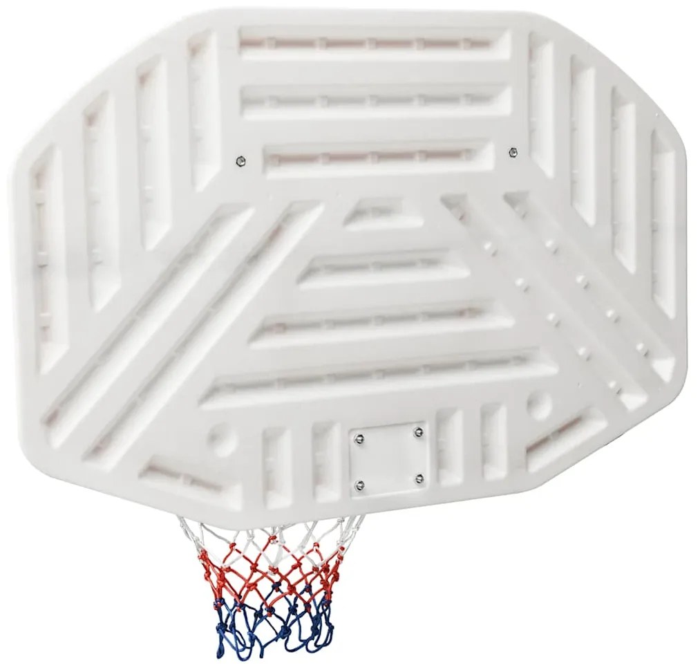 Tabela de basquetebol 109x71x3 cm polietileno branco