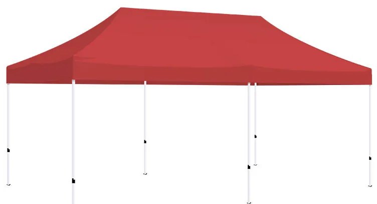 Tenda Jardim Para Festas, Feiras, Eventos 3x6 Force uso profissional Vermelho