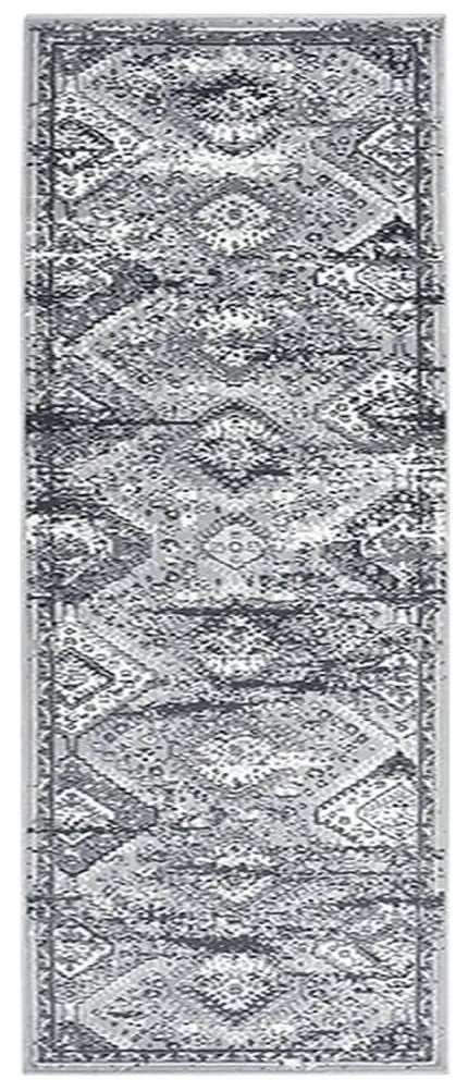 vidaXL Passadeira 80x200 cm polipropileno cinzento oriental