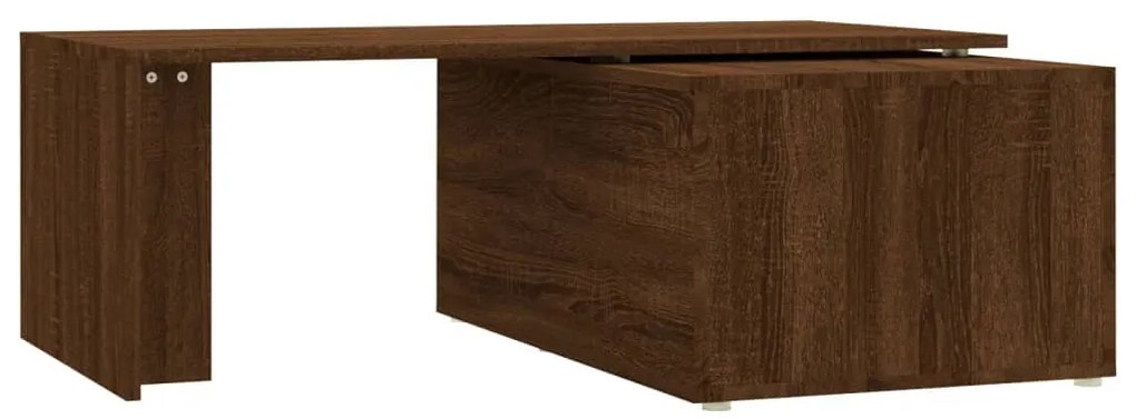 Mesa centro 150x50x35 cm derivados de madeira carvalho castanho