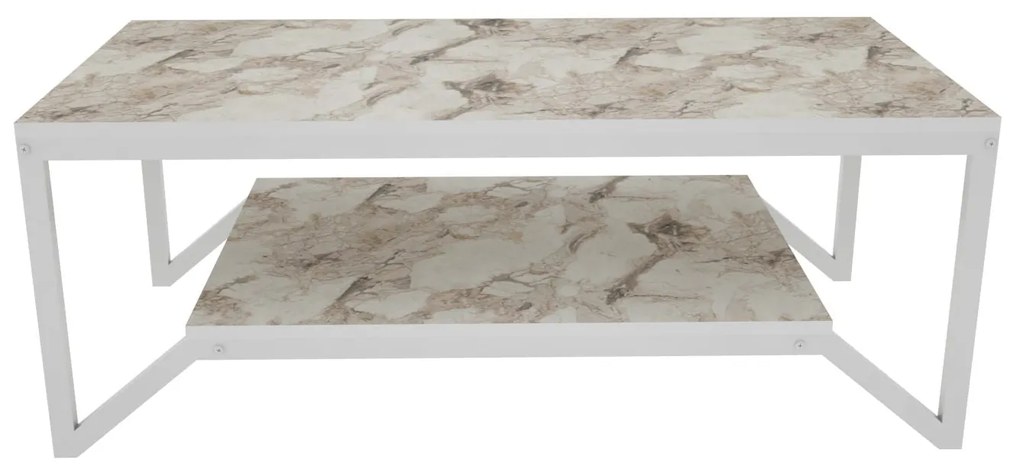 Mesa de Café Flora - Branca - 120cm x 60cm x 45,8cm