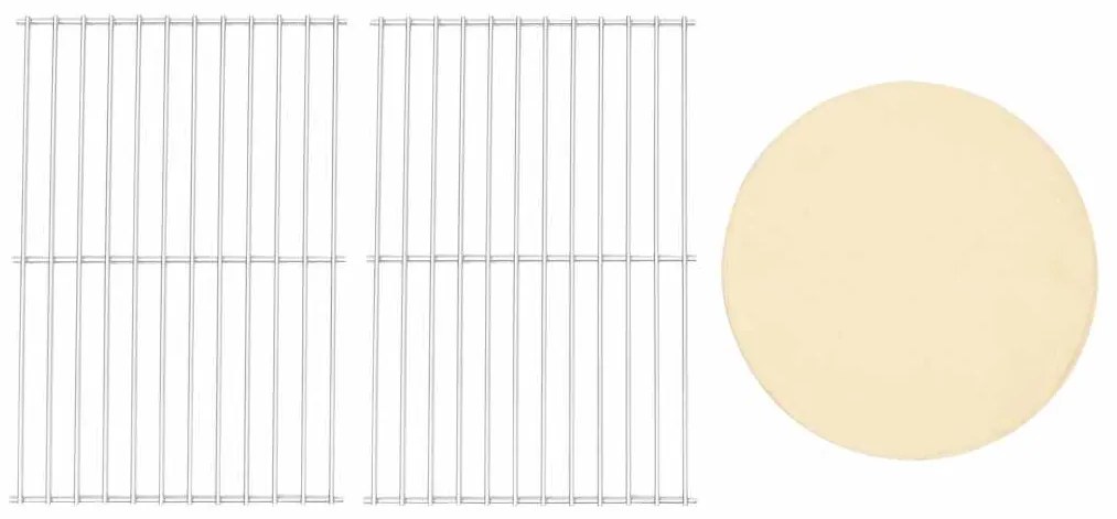 Forno para pizza e churrasqueira de exterior 3-em-1 preto