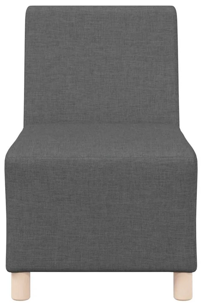 Cadeira de Sofá Cinza Claro 55 cm em Tecido 2 pcs