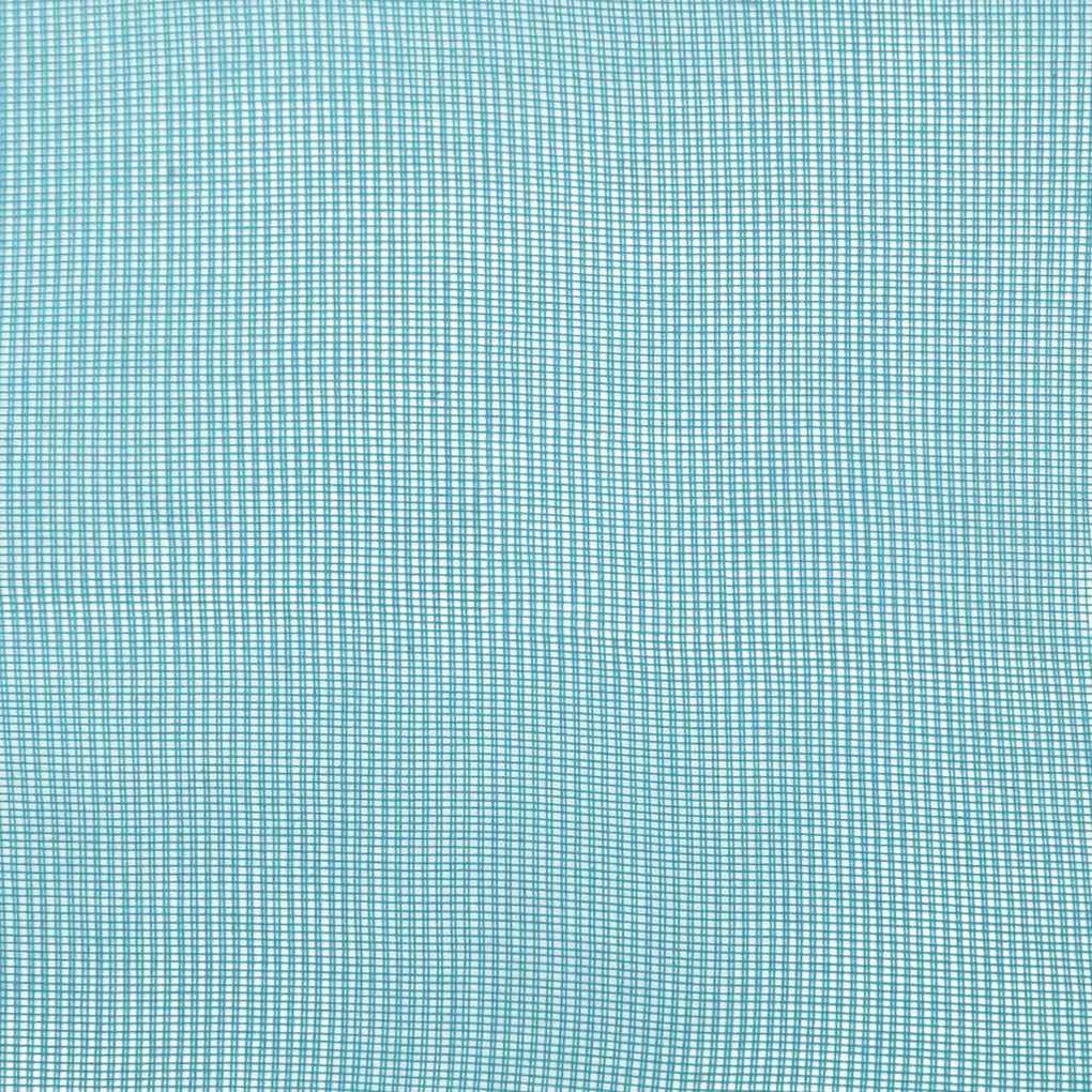 Cortinas de voile com ilhós 2 pcs turquesa