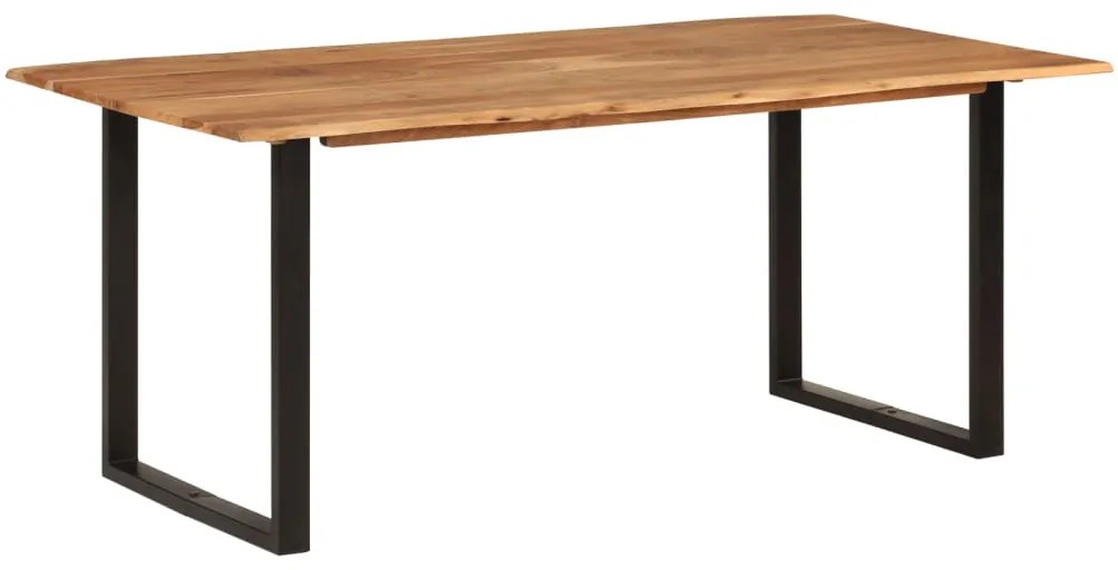 Mesa de jantar 180x90x76 cm madeira de acácia maciça