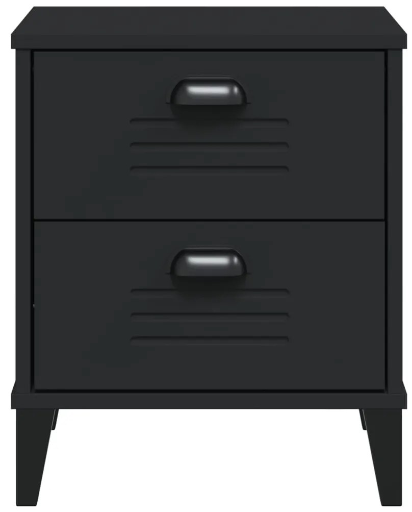 Mesa de cabeceira VIKEN derivados de madeira preto