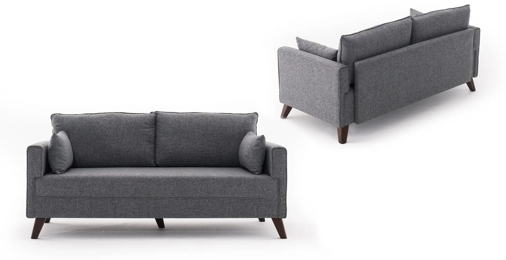 Sofá de 2 Lugares Bella – Cinzento – 177x85x81 cm