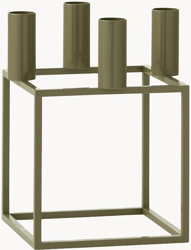 Suporte para velas em metal Kubus
