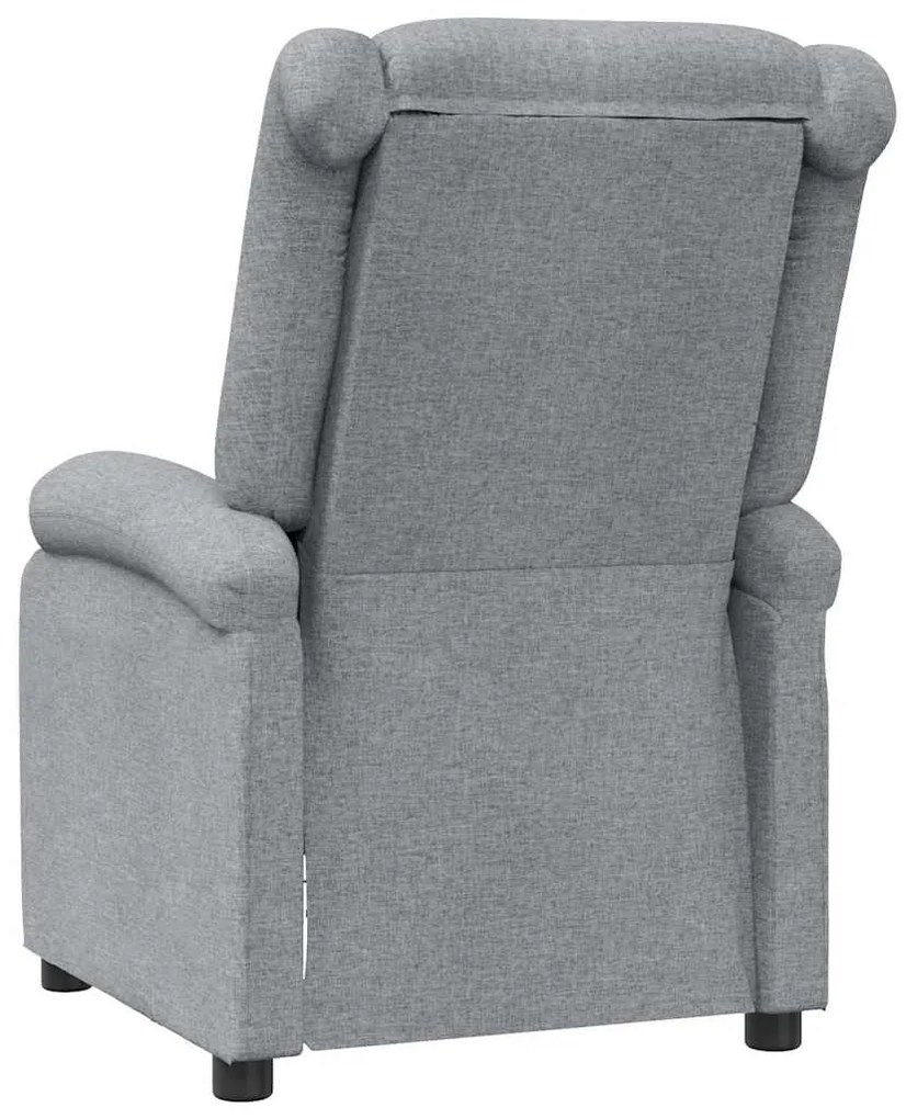 Poltrona de massagens tecido cinzento-claro