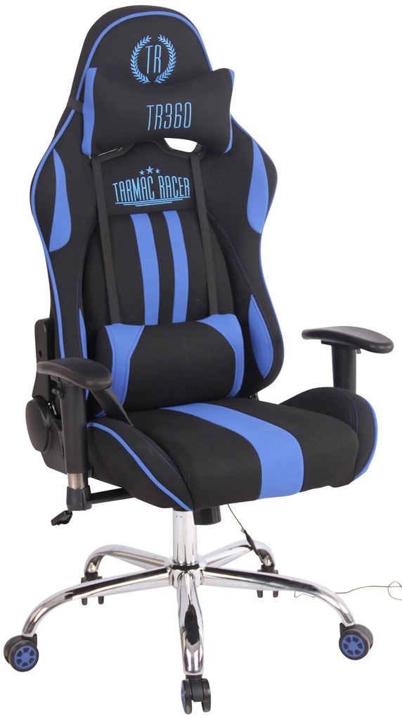 Cadeira Gaming Limit XM em tecido preto/azul