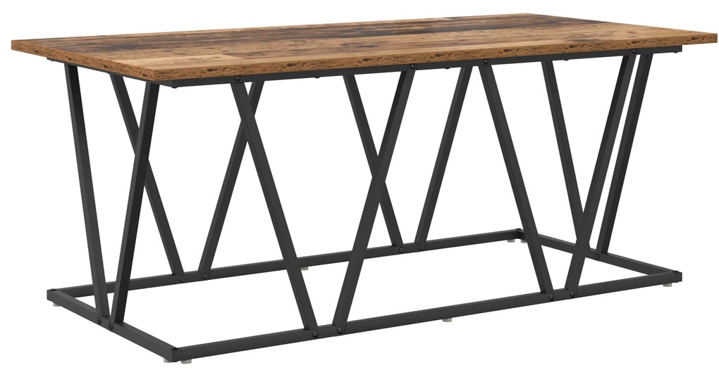 Mesa de Café vidaXL de Madeira Antiga 100x50x40 cm em Madeira Ingénua