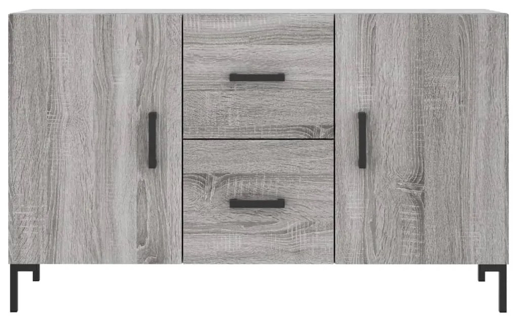 Aparador 100x36x60 cm derivados de madeira cinzento sonoma