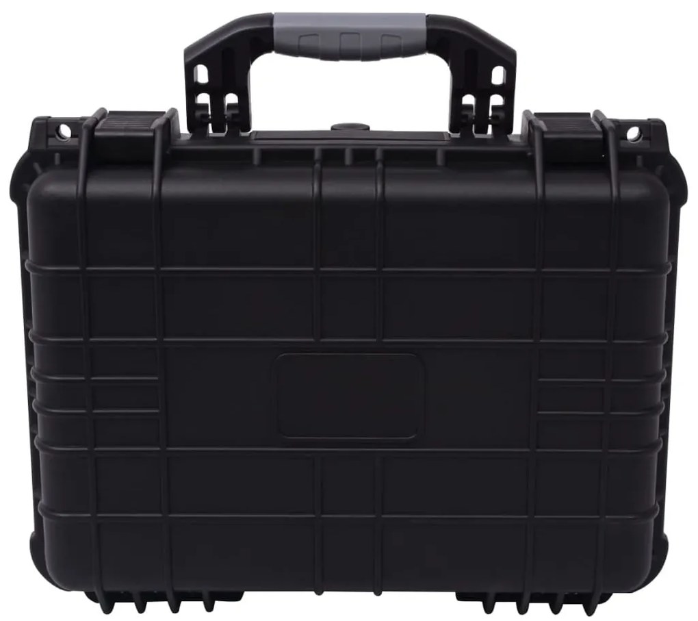 vidaXL Caixa protetora de equipamento 40,6x33x17,4 cm preto