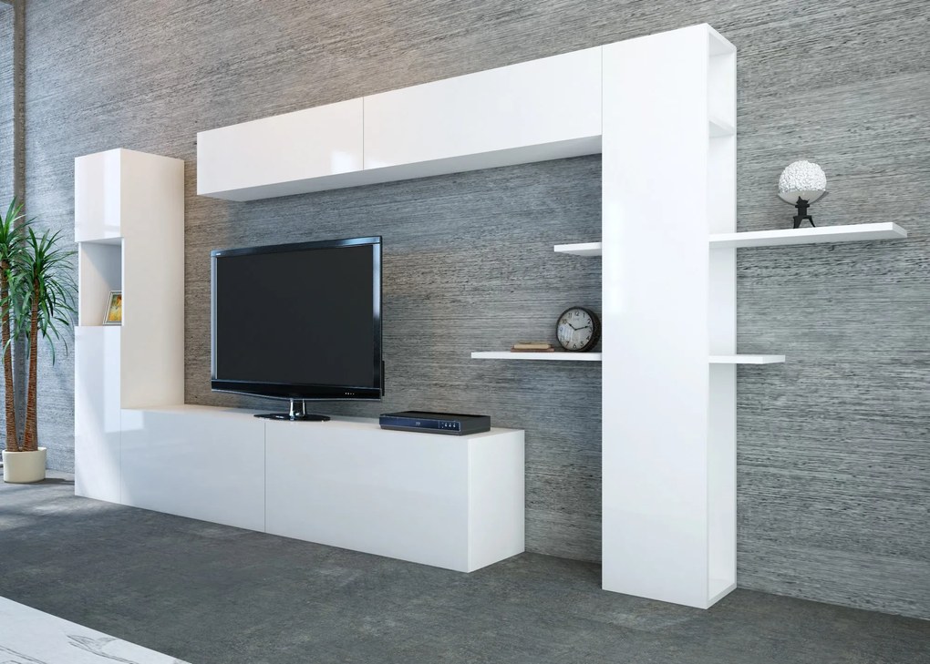 Móvel TV Maxi – Branco – 215x150x31,5 cm
