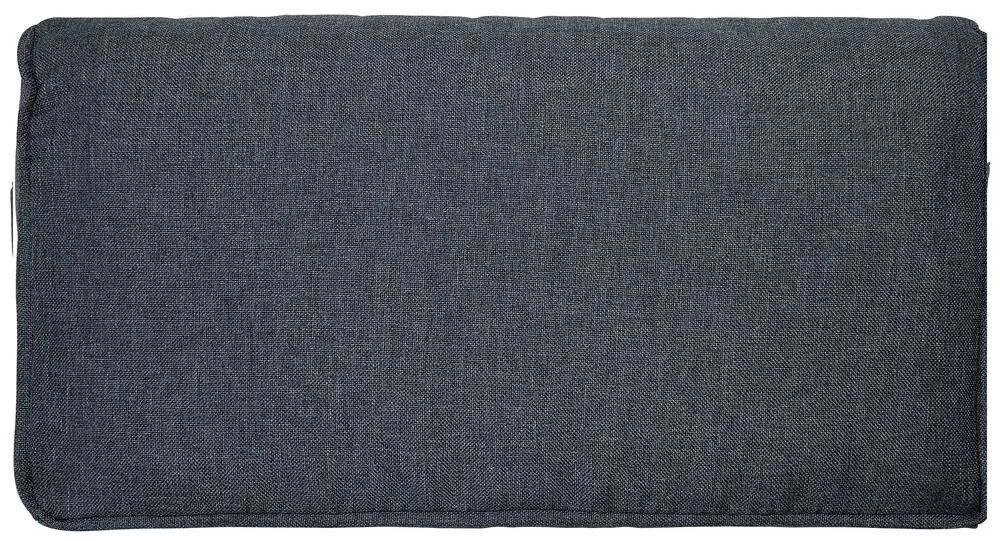 Sofá-cama de 3 lugares em tecido cinzento escuro ROXEN Beliani