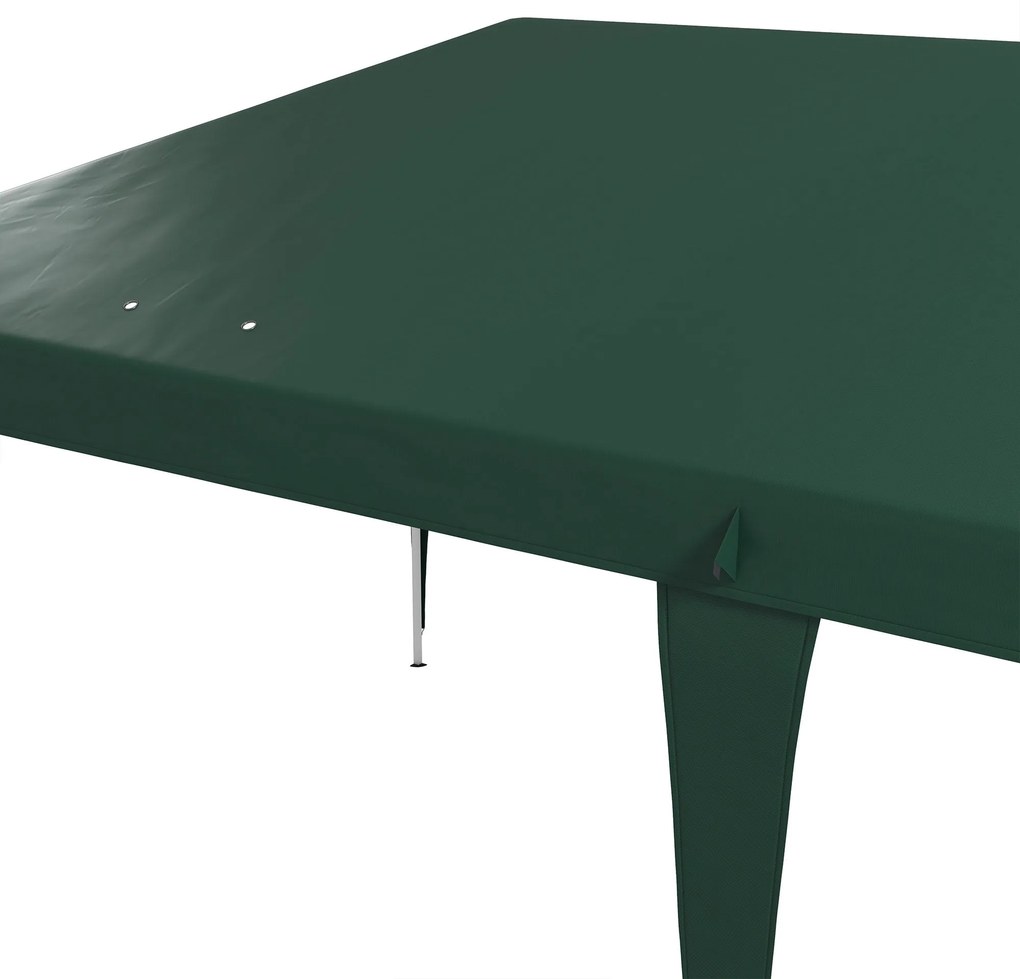 Tenda para Festas 6x3 m Tenda de Jardim com Altura Ajustável em 3 Níve