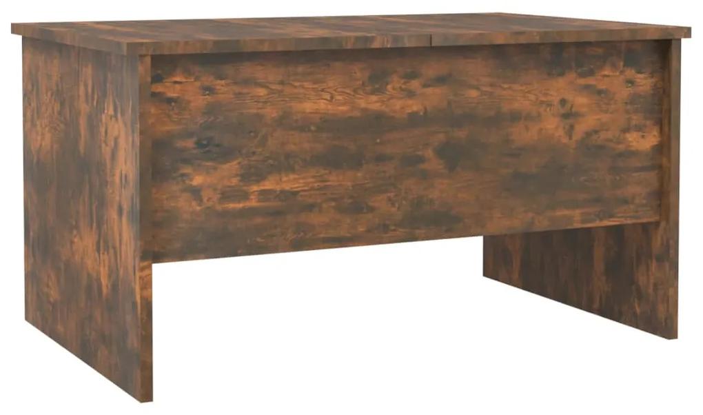 Mesa de centro80x50x42,5cm madeira processada carvalho fumado