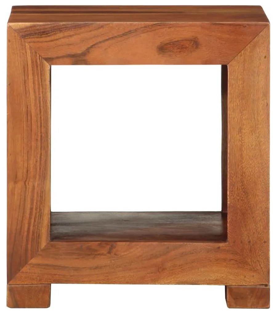 Mesa de apoio 37x29x40 cm madeira de acácia maciça