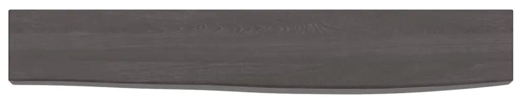 Prateleira de parede 60x10x4 cm carvalho tratado cinza-escuro