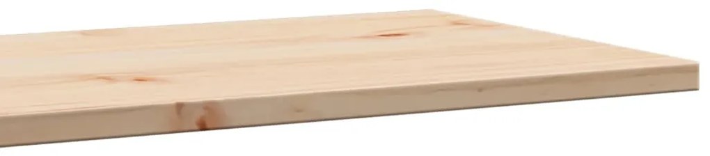Tampos de mesa retangulares 2 pcs 80x40x1,7 cm pinho maciço