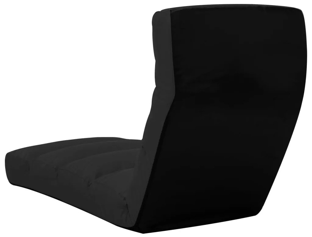 Colchão dobrável couro artificial preto