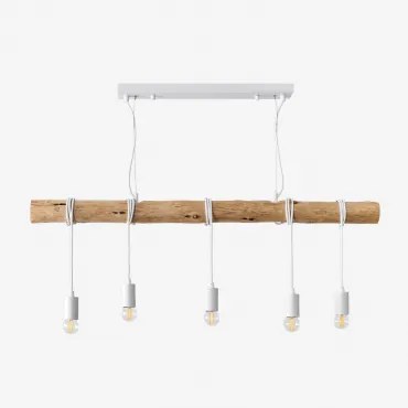 Candeeiro de Teto Silian Branco - Sklum