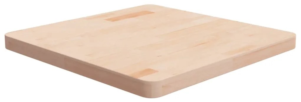 vidaXL Tampo de mesa quadrado 60x60x4 cm carvalho maciço não tratado