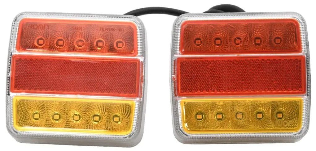 Farolins de reboque 2 pcs lâmpada LED 12V vermelho