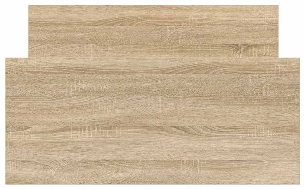 Estrutura cama s/ colchão derivados de madeira carvalho sonoma