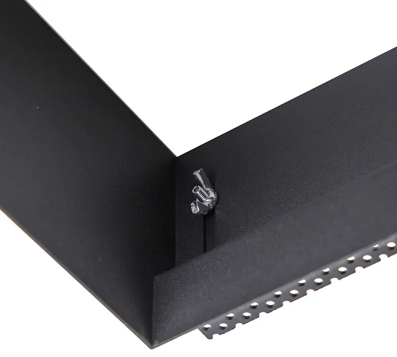 Foco embutido preto GU10 AR111 sem moldura - Oneon Moderno