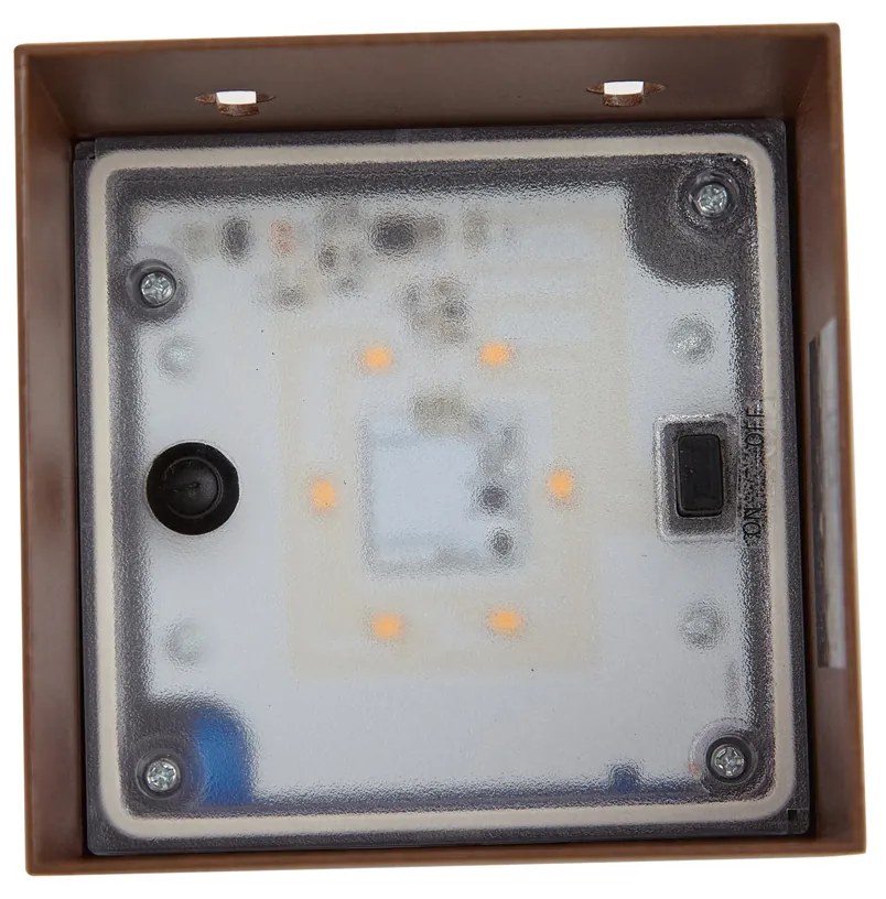 Candeeiro de Parede Exterior Castanho Ferrugem Incl. LED 2-Luzes IP65 Solar - Charlene