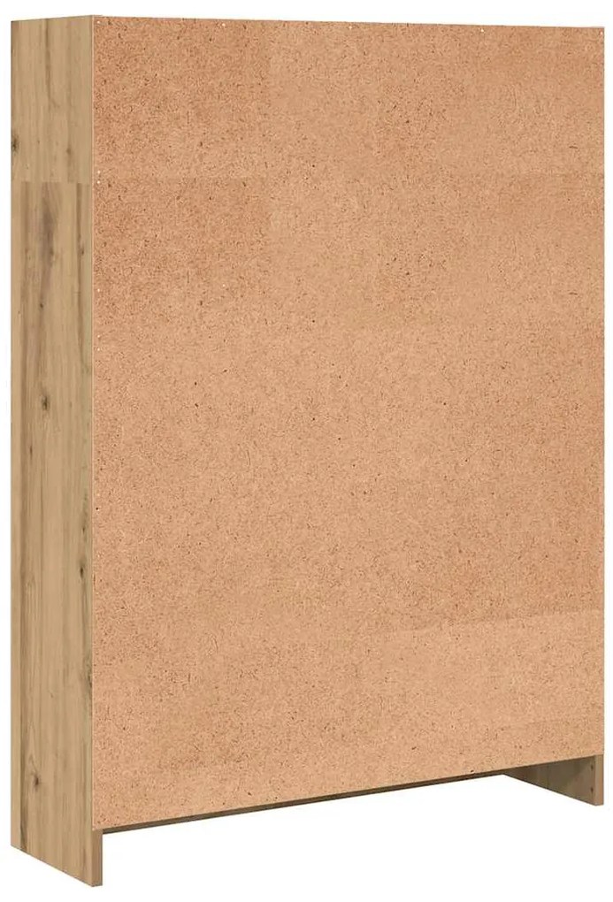 Estante 80x24x109 cm derivados de madeira carvalho artisiano