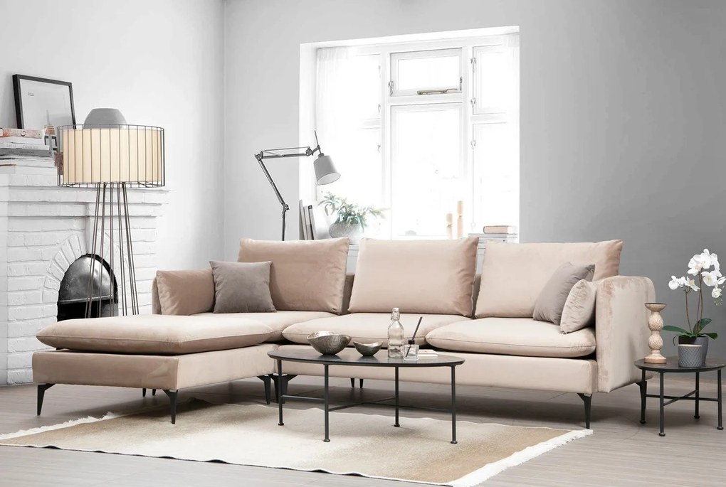 **** Sofá de Canto Felix – Bege – 289 cm x 186 cm
**