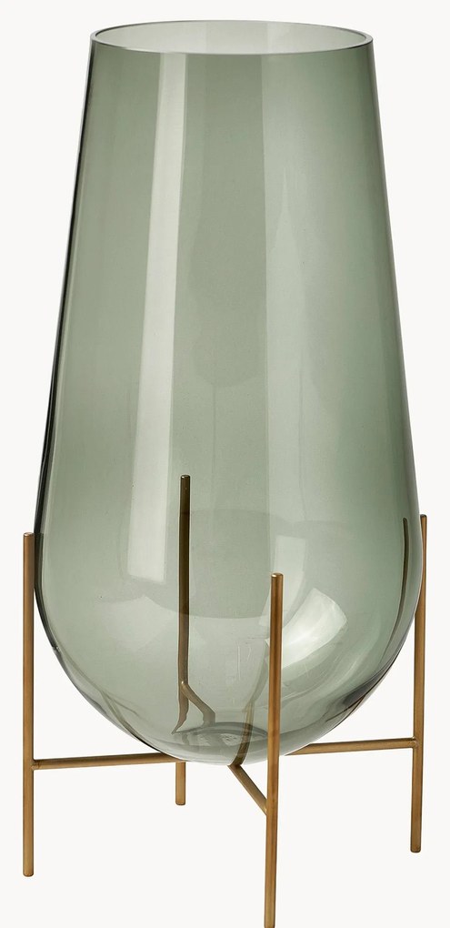 Jarra de vidro artesanal Échasse, Alt 44 cm